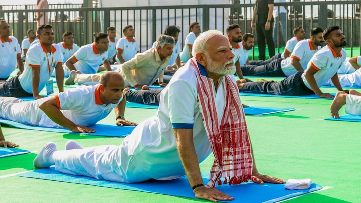 From Vishakhapatnam to Lal Chowk: India rolls out mats to mark Yoga Day celebrations