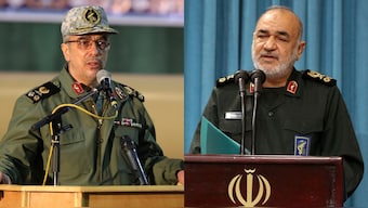 Mohammad Bagheri (L) and Hossein Salami (R). Reuters/File Photo
