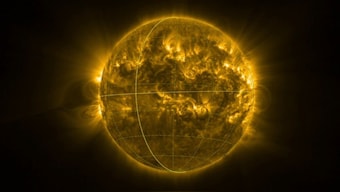 These latest pictures could help experts understand how the Sun shifts between calm phases and violent solar storms. Image: ESA
