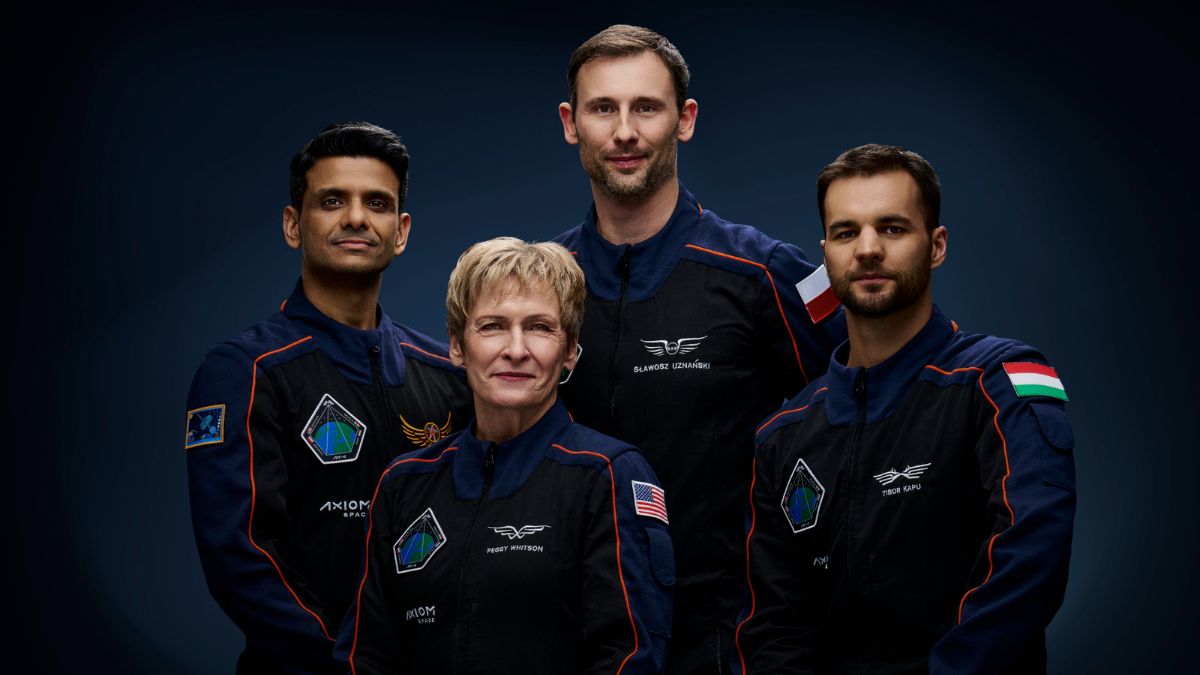 Shubhanshu Shukla and the other crew members on Axiom-4 mission Shubhanshu Shukla and the other crew members on Axiom-4 mission
