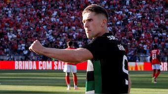 Viktor Gyokeres has reportedly rejected Manchester United in favour of Arsenal. Image: Reuters