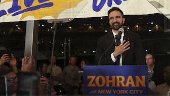 Zohran Mamdani's progressive platform has resonated with young and alienated voters. AP