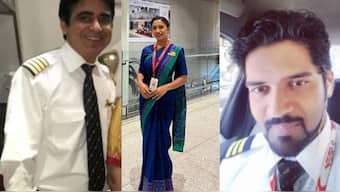 Air India plane crash: The ill-fated aircraft had 10 crew members, including 2 pillots. Captain Sumeet Sabharwal, (L), Roshni Rajendra Songhare (M), Co-pilot Clive Kunder (R). Image courtesy: X, Instagram