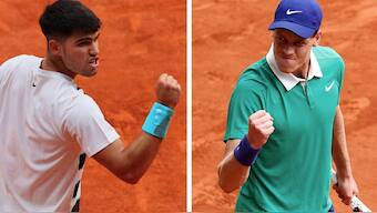 Carlos Alcaraz will face Jannik Sinner in the men's singles final of French Open 2025. Image: Reuters