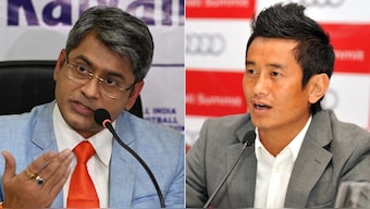Bhaichung Bhutia has slammed AIFF and its president Kalyan Chaubey. Image: AFP
