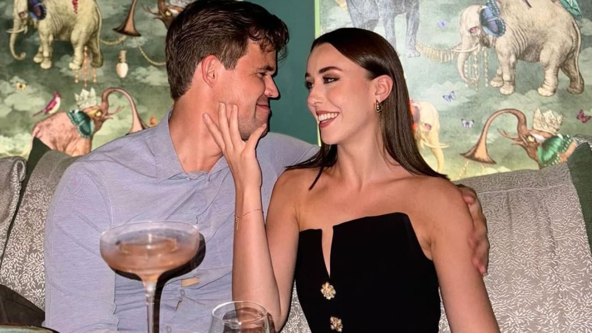 Magnus Carlsen with his wife Ella Victoria. Image: Insta/Ella Magnus Carlsen with his wife Ella Victoria. Image: Insta/Ella