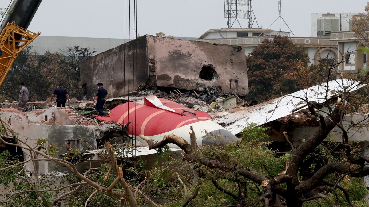 Members of Indian Army's engineering arm prepare to remove the wreckage of an Air India aircraft, bound for London's Gatwick Airport, which crashed during take-off from an airport in Ahmedabad, India. Reuters Members of Indian Army's engineering arm prepare to remove the wreckage of an Air India aircraft, bound for London's Gatwick Airport, which crashed during take-off from an airport in Ahmedabad, India. Reuters