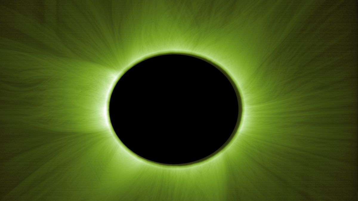 This image provided by the European Space Agency shows the Sun's corona captured by the Proba-3 pair of spacecraft, in the visible light spectrum, with the hair-like structures revealed using a specialised image processing algorithm. AP This image provided by the European Space Agency shows the Sun's corona captured by the Proba-3 pair of spacecraft, in the visible light spectrum, with the hair-like structures revealed using a specialised image processing algorithm. AP