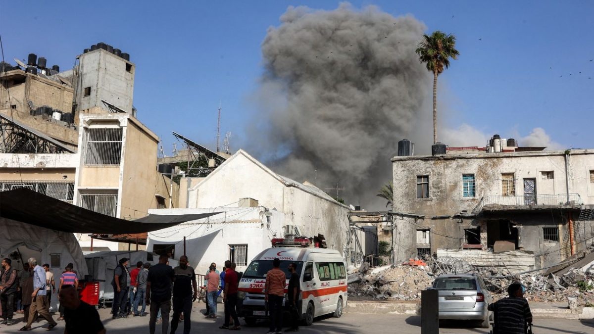 At least 22 Palestinians killed after Israeli attack near aid distribution centre