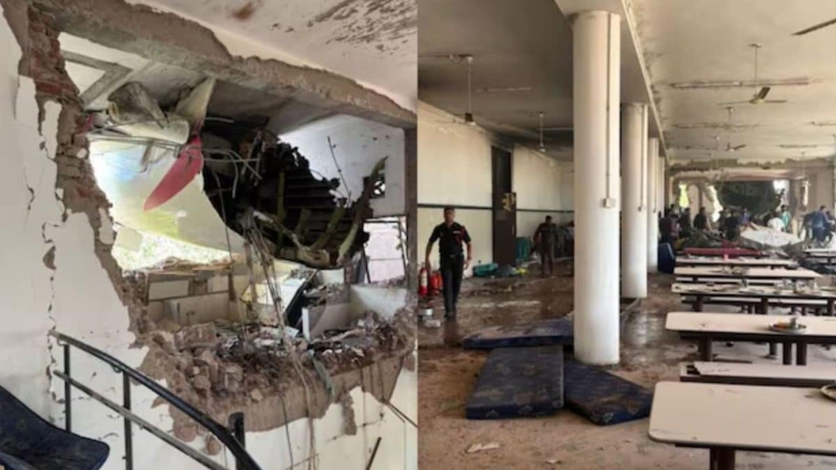 Ahmedabad plane crash: Air India flight hit medical college building, many students feared injured