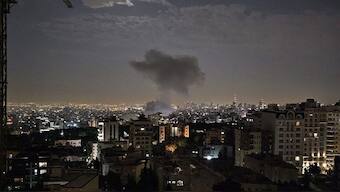 This handout photo released by Iran's Revolutionary Guard Corps' (IRGC) official Sepah News Telegram channel on June 13, 2025 shows smoke billowing from a site reportedly targeted by an Israeli strike in the Iranian capital Tehran early in the morning.