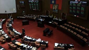 Legislators are seen inside the Legislative Yuan in Taipei, Taiwan May 17, 2019. Source: Reuters