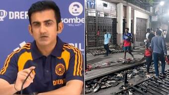 Gautam Gambhir slammed RCB's victory celebrations. Image: JioHotstar