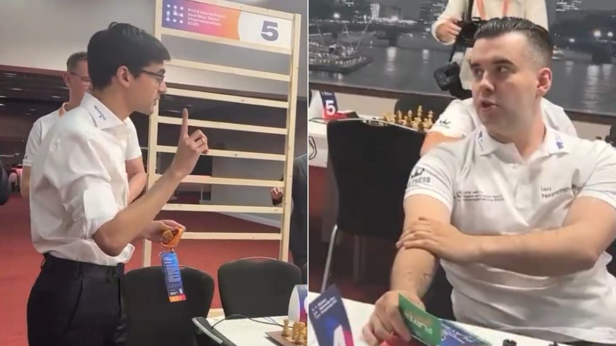 Anish Giri hilariously trolls Ian Nepomniachtchi after controversy at World Blitz Team Championship: 'The good thing with Ian is' Anish Giri hilariously trolls Ian Nepomniachtchi after controversy at World Blitz Team Championship: 'The good thing with Ian is'