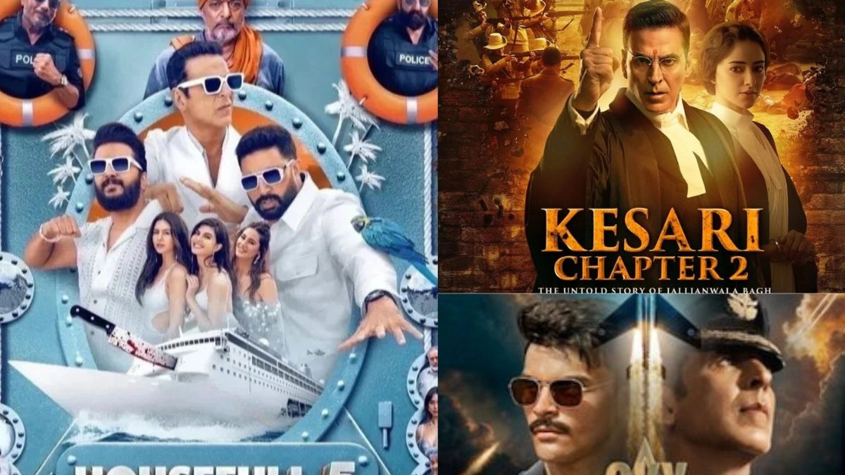 Sky Force, Kesari Chapter 2, Housefull 5: How Akshay Kumar has delivered three hits in a row this year Sky Force, Kesari Chapter 2, Housefull 5: How Akshay Kumar has delivered three hits in a row this year