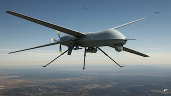 The drone was revealed by the National University of Defense Technology in central China’s Hunan province. Representational Image/AI-generated via Firstpost