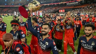 RCB won their first-ever IPL title after defeating PBKS by 6 runs. Image: AFP