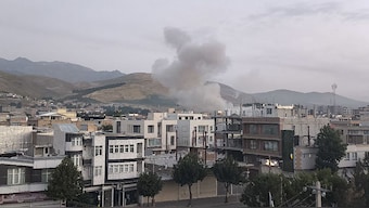 This handout photo released by Iran's Revolutionary Guard Corps (IRGC) official Sepah News Telegram channel on June 13, 2025 reportedly shows smoke billowing from a site targeted by an Israeli strike in the Iranian capital Tehran early in the morning. Israeli Prime Minister Benjamin Netanyahu said in a video statement in the early hours of June 13 that Israel carried out strikes on Iran and the military operation against the Islamic republic would  'continue for as many days as it takes'. AFP