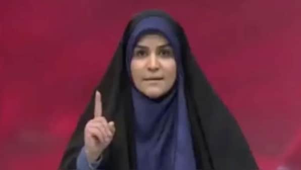 How an Israeli strike mid-broadcast turned an Iranian anchor into a national hero