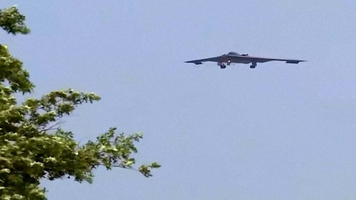 A US Air Force B-2 stealth bomber returns after the US attacked key Iranian nuclear sites, at Whiteman Air Force Base, Missouri. Reuters A US Air Force B-2 stealth bomber returns after the US attacked key Iranian nuclear sites, at Whiteman Air Force Base, Missouri. Reuters