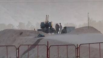 Military personnel stand guard at a nuclear facility in the Zardanjan area of Isfahan, Iran in this screengrab taken from video. Isfahan was among the key nuclear sites hit by the US on Sunday. File photo/Reuters
