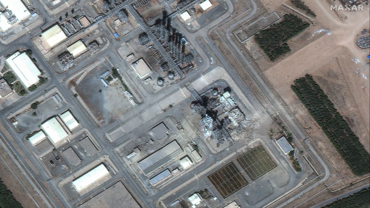 A satellite image shows infrastructure at the Arak facility, following Israelli airstrikes, in Iran. Reuters A satellite image shows infrastructure at the Arak facility, following Israelli airstrikes, in Iran. Reuters