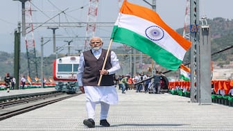 Prime Minister Narendra Modi has now completed 11 years in office. This is the first year of his third term -- he took the oath of office on June 9 last year. AFP