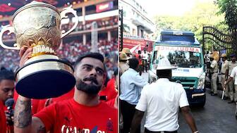 RCB issued its first statement on the stampede outside Chinnaswamy stadium. Image: Reuters