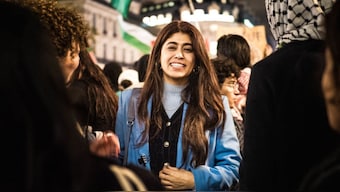 European Parliamentarian Rima Hassan has been nicknamed “Lady Gaza”—a label coined by a comedian who portrayed her as being 'obsessed' with Palestine. File image/AFP