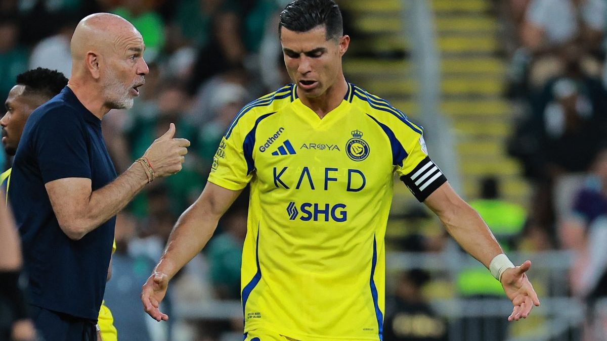 Cristiano Ronaldo reacts after Al Nassr sack coach Stefano Pioli amid reports he wanted him out Cristiano Ronaldo reacts after Al Nassr sack coach Stefano Pioli amid reports he wanted him out