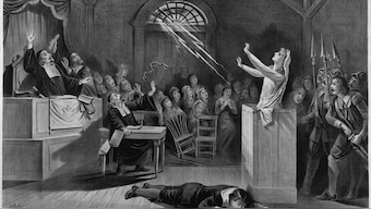 Bridget Bishop was hanged in Salem, Massachusetts, becoming the first person executed during the infamous witch trials. Image courtesy: Wikiemedia courtesy