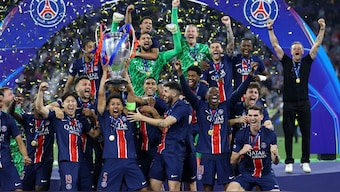 PSG win the Champions League title for the first in history. Image: Reuters