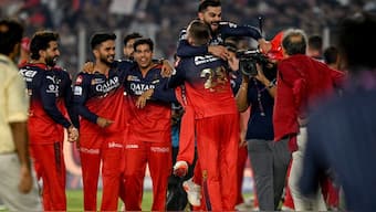RCB have finally lifted their maiden IPL title with a 6-run win over PBKS. Image: AFP