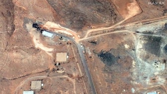 A satellite image shows damage to the tunnel entrances of the Isfahan Nuclear Technology Research Centre, following US airstrikes amid the Iran-Israel conflict, in Isfahan, Iran. Maxar Technologies/Reuters