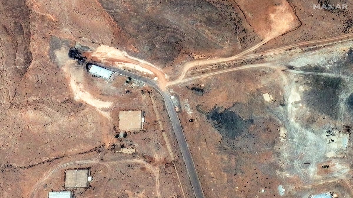 A satellite image shows damage to the tunnel entrances of the Isfahan Nuclear Technology Research Centre, following US airstrikes amid the Iran-Israel conflict, in Isfahan, Iran. Maxar Technologies/Reuters A satellite image shows damage to the tunnel entrances of the Isfahan Nuclear Technology Research Centre, following US airstrikes amid the Iran-Israel conflict, in Isfahan, Iran. Maxar Technologies/Reuters