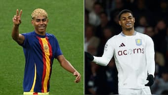 Lamine Yamal (Left) and Marcus Rashford (Right). Image: Reuters