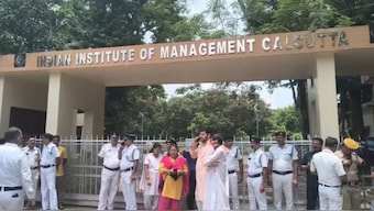 The young woman has alleged that she was raped after being called to the boys’ hostel at IIM Joka. Image: News18
