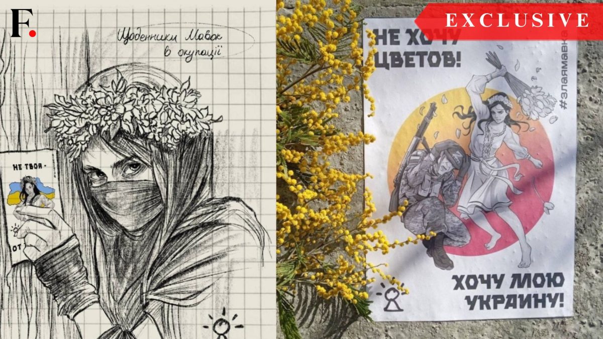 Ukrainians Underground: How Zla Mavka wields art as armour and paints hope in occupied cities Ukrainians Underground: How Zla Mavka wields art as armour and paints hope in occupied cities