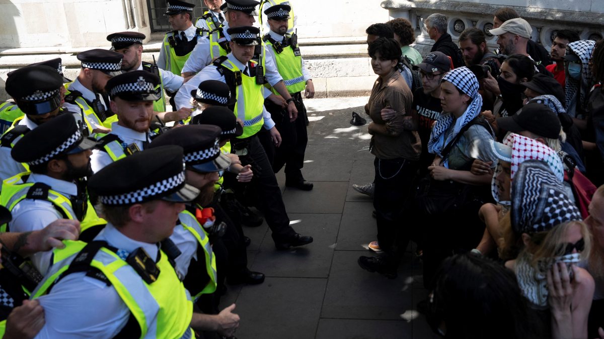 UK police cracks down on Palestine Action supporters with over 20 arrests
