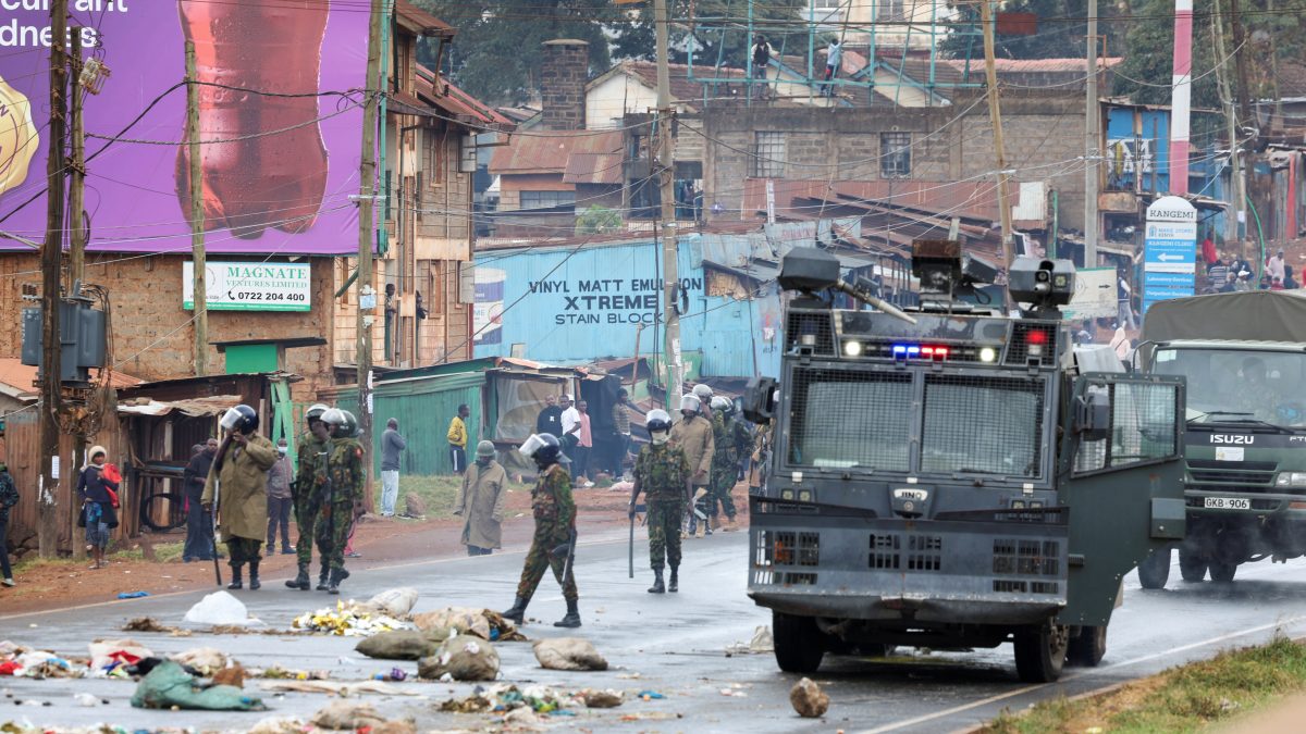 Kenya police open fire on protesters during Saba Saba demonstrations in Nairobi Kenya police open fire on protesters during Saba Saba demonstrations in Nairobi