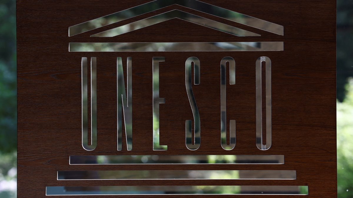 A UNESCO logo is seen at the UNESCO headquarters in Paris, France. File image/Reuters A UNESCO logo is seen at the UNESCO headquarters in Paris, France. File image/Reuters