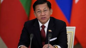 Myanmar's military chief Senior General Min Aung Hlaing. File image/ Reuters
