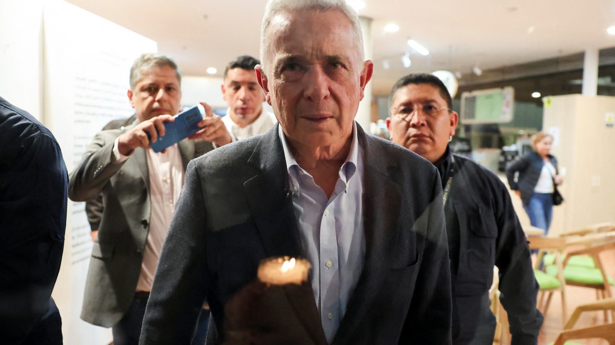 Former Colombia's President Alvaro Uribe. File image/ Reuters Former Colombia's President Alvaro Uribe. File image/ Reuters