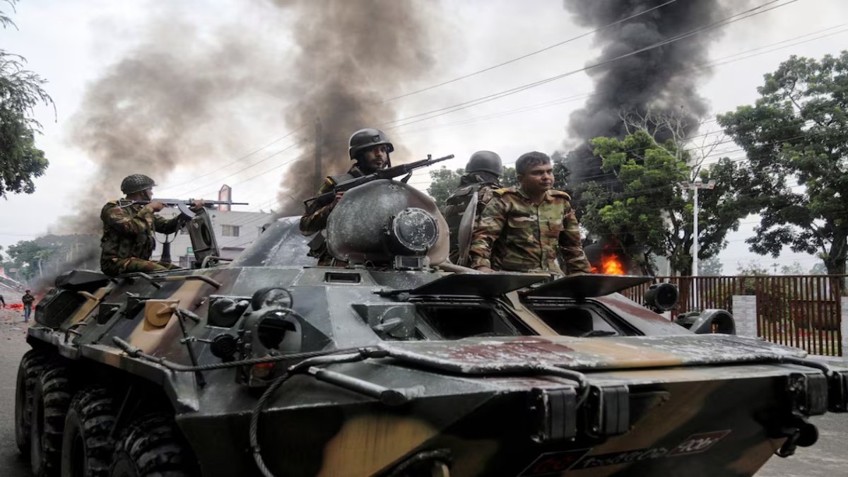 Soldiers sit atop an APC after armed forces were deployed, following a clash during a National Citizen Party rally, in Gopalganj, Bangladesh, July 16, 2025. Reuters  Soldiers sit atop an APC after armed forces were deployed, following a clash during a National Citizen Party rally, in Gopalganj, Bangladesh, July 16, 2025. Reuters