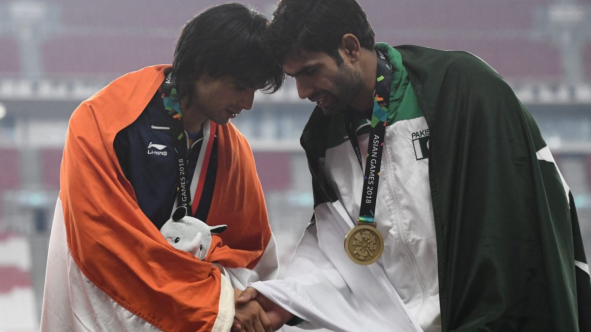 Arshad Nadeem suffers Hamstring Niggle ahead of Diamond League clash with Neeraj Chopra. AFP Arshad Nadeem suffers Hamstring Niggle ahead of Diamond League clash with Neeraj Chopra. AFP