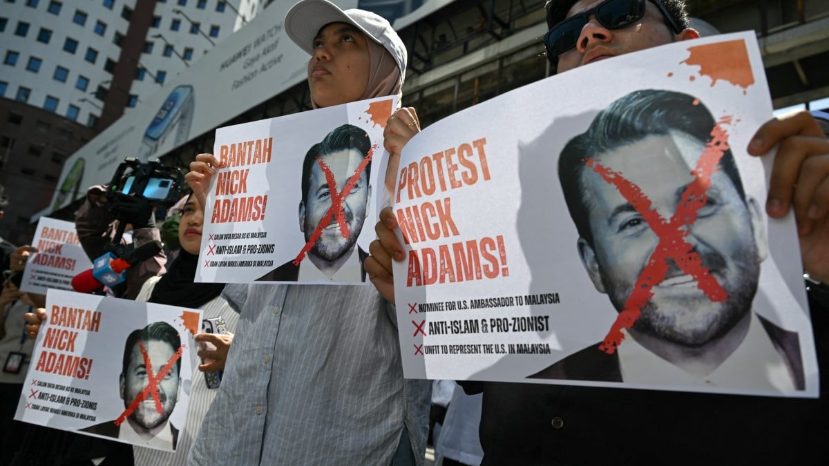 Malaysia: Protest outside US embassy over appointment of ‘alpha male’ as ambassador