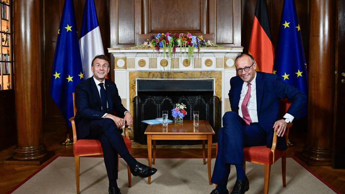 Macron meets Merz in Berlin as EU prepares $100 billion tariff retaliation Macron meets Merz in Berlin as EU prepares $100 billion tariff retaliation