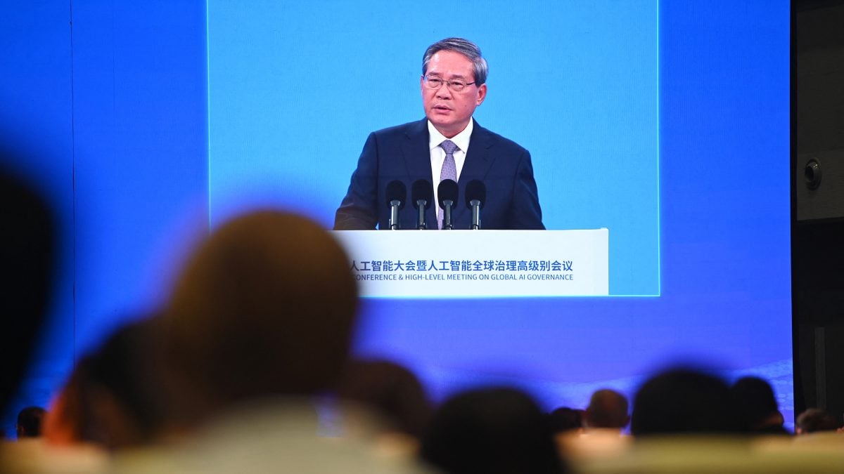 China's Premier Li Qiang says AI progress needs regulation, not just speed, calls for global cooperation