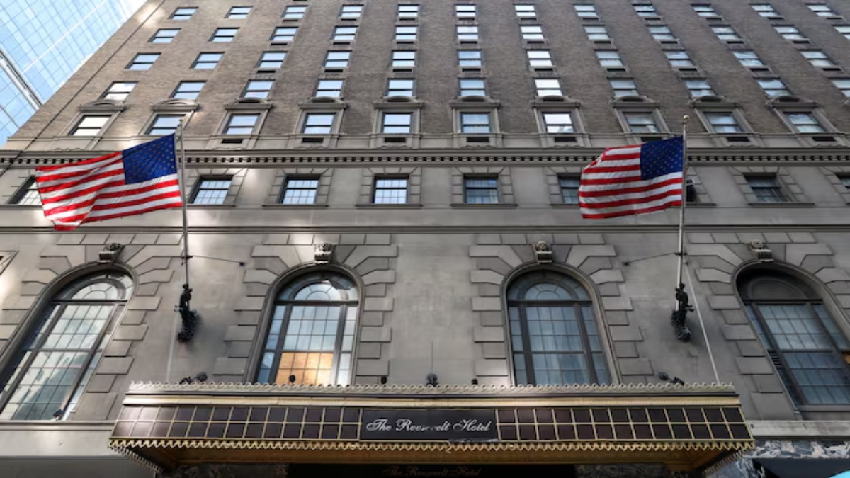 A view of The Roosevelt Hotel in midtown Manhattan in New York City, US on February 24, 2025. Reuters A view of The Roosevelt Hotel in midtown Manhattan in New York City, US on February 24, 2025. Reuters