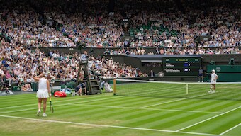 Wimbledon's electronic line-calling system failed to detect a ball that had landed outside the line during the women's singles fourth-round meeting between Britain's Sonny Kartal and Russia's Anastasia Pavlyuchenkova. Reuters